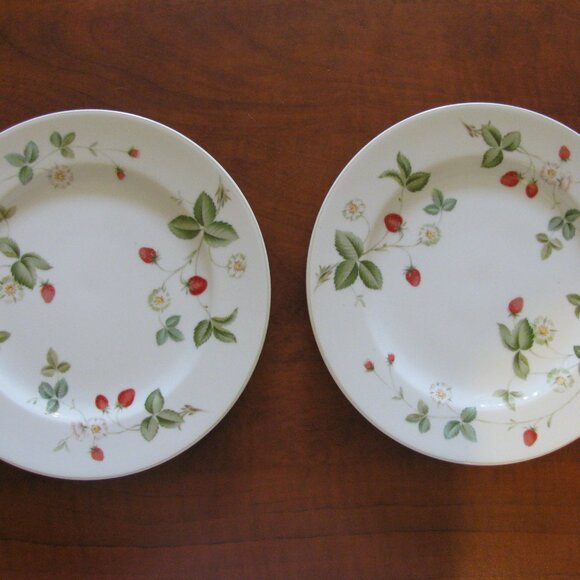 2/$15 Christopher Stuart Melody Hill Salad Dessert Plates Lot of 2 8 1/4" FINAL - Picture 1 of 8